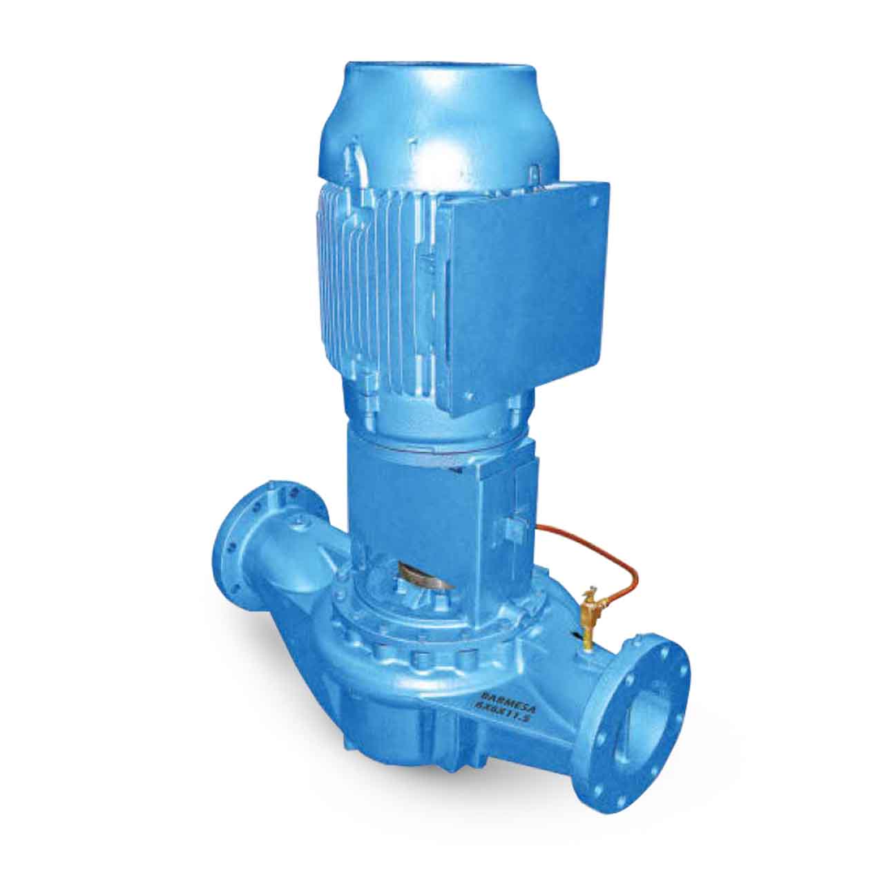 Barmesa Pumps - Barmesa 6X6X11.5 Split Coupled Vertical In-Line Pump 40 ...