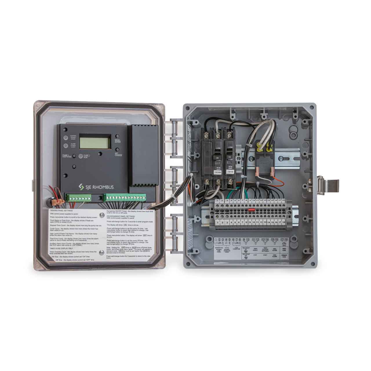 AFS Model AFSCPS120/240DM Simplex Dual Mode 120-240 Volt Pump Control Panel