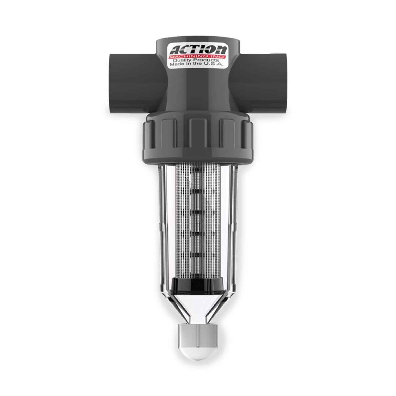 Action Machining Inc. AFI 2.0 100 Mesh Screen Filter 2.0" Inlet/Outlet