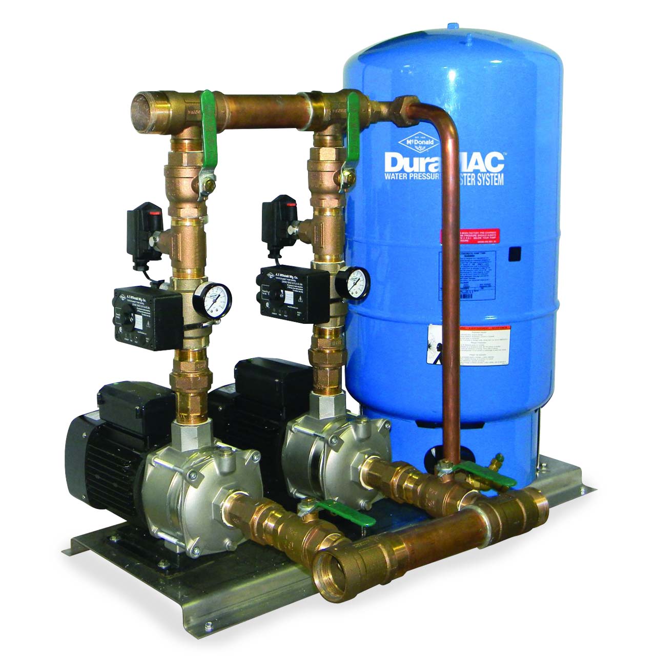 Commercial Water Booster Pump System Duplex Booster Pump
