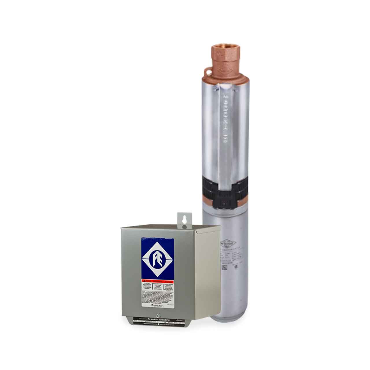 A.Y. McDonald 21150K3Z Bronze Well Pump Motor & Control Box 10 GPM 1.5 HP 230V 3-Wire 3-Phase