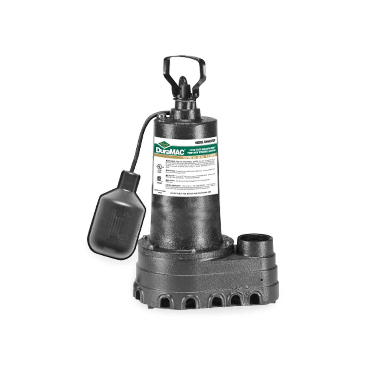 A.Y. McDonald 5050CTEF Effluent Pump 0.5 HP 120V 1PH 10' Cord Automatic
