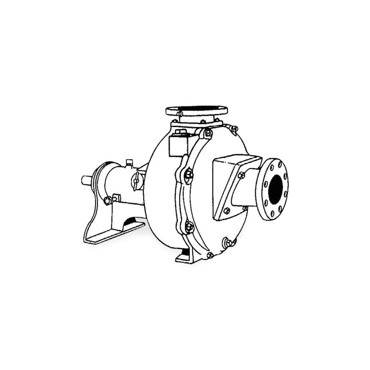 Crown B40-8F Self-Priming Universal/Electric Driven Pump End