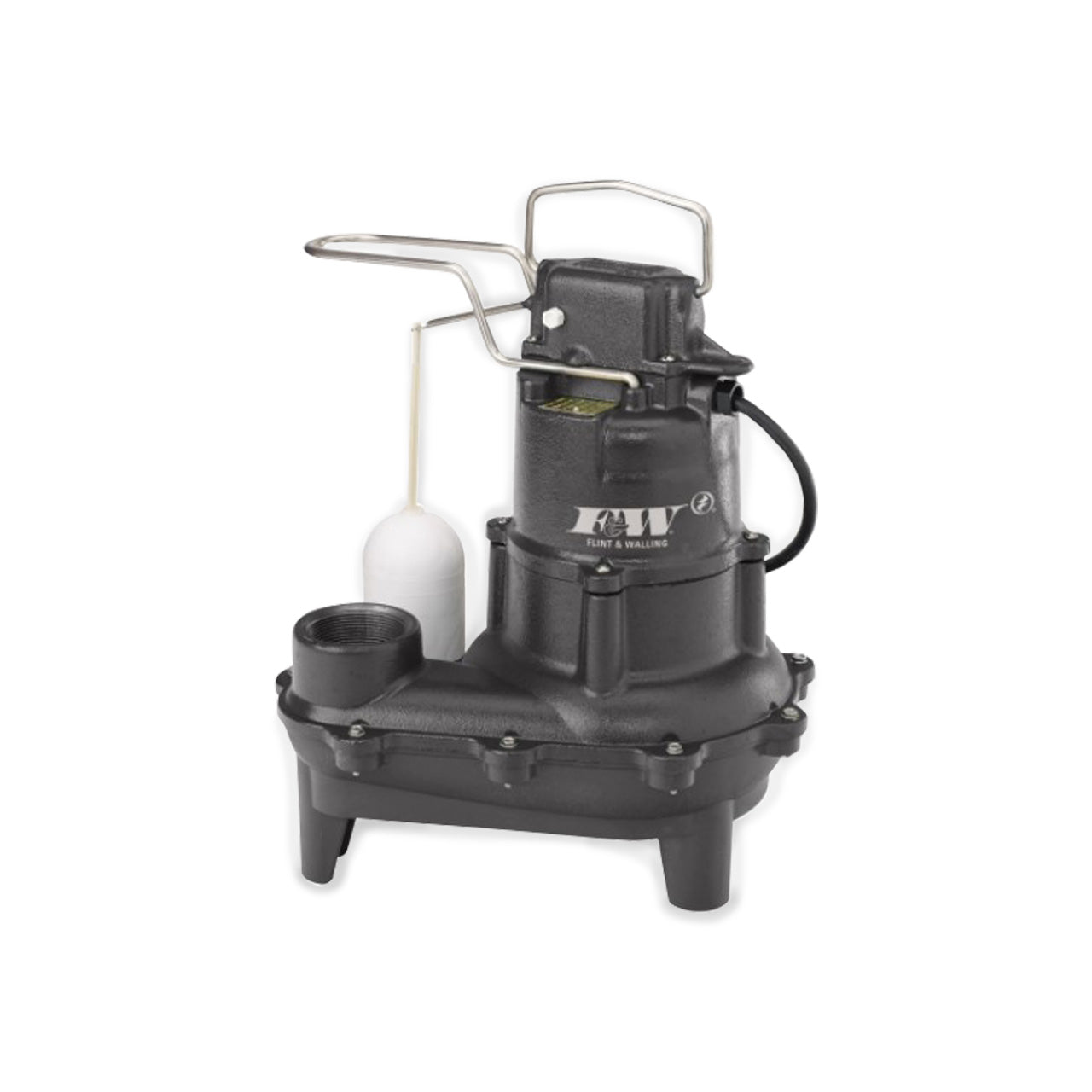 Flint & Walling 40ECF Cast Iron Sewage Ejector Pump 0.4 HP 115V 1PH Automatic