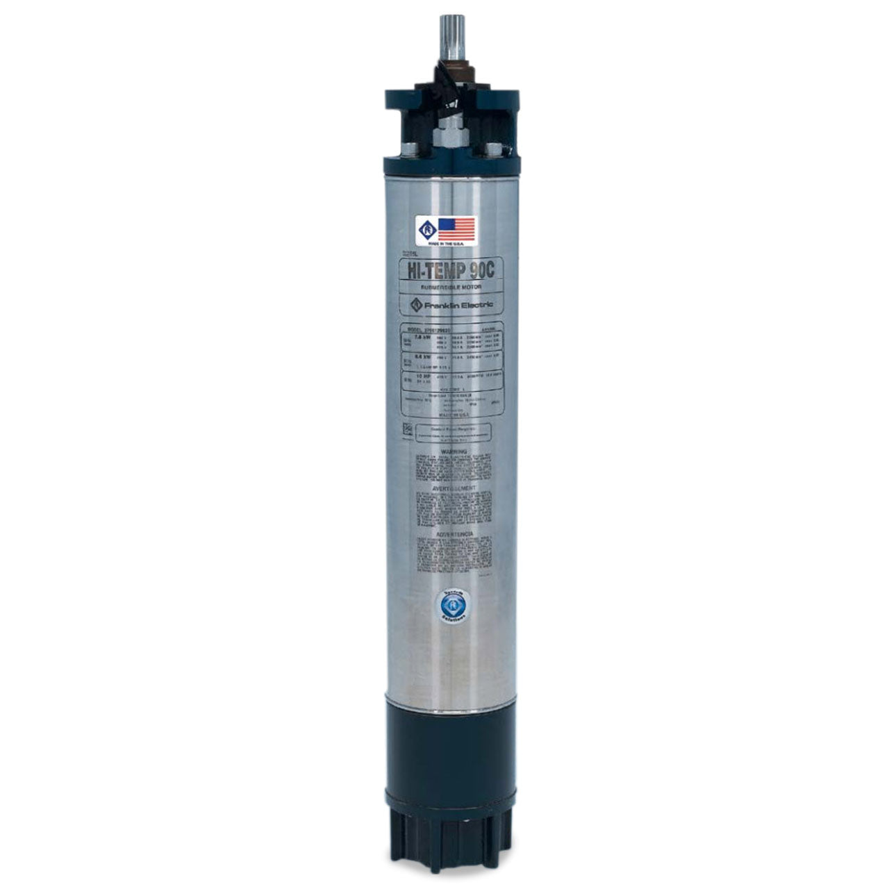Franklin Electric 2367149020 Water Well Motor - w/o Subtrol 6" 20-HP 460/380-Volts 60/50-Hz Three-Phase 6-Lead Wye-Delta