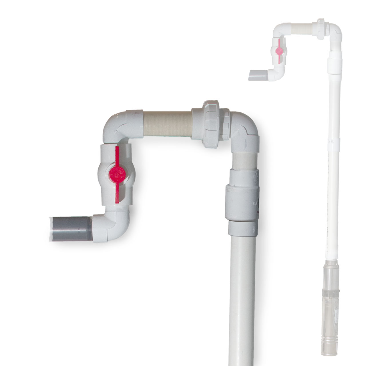Orenco HV200BCX 2.00" Pump Discharge Plumbing Assembly High Head Style w/ External Flex Hose