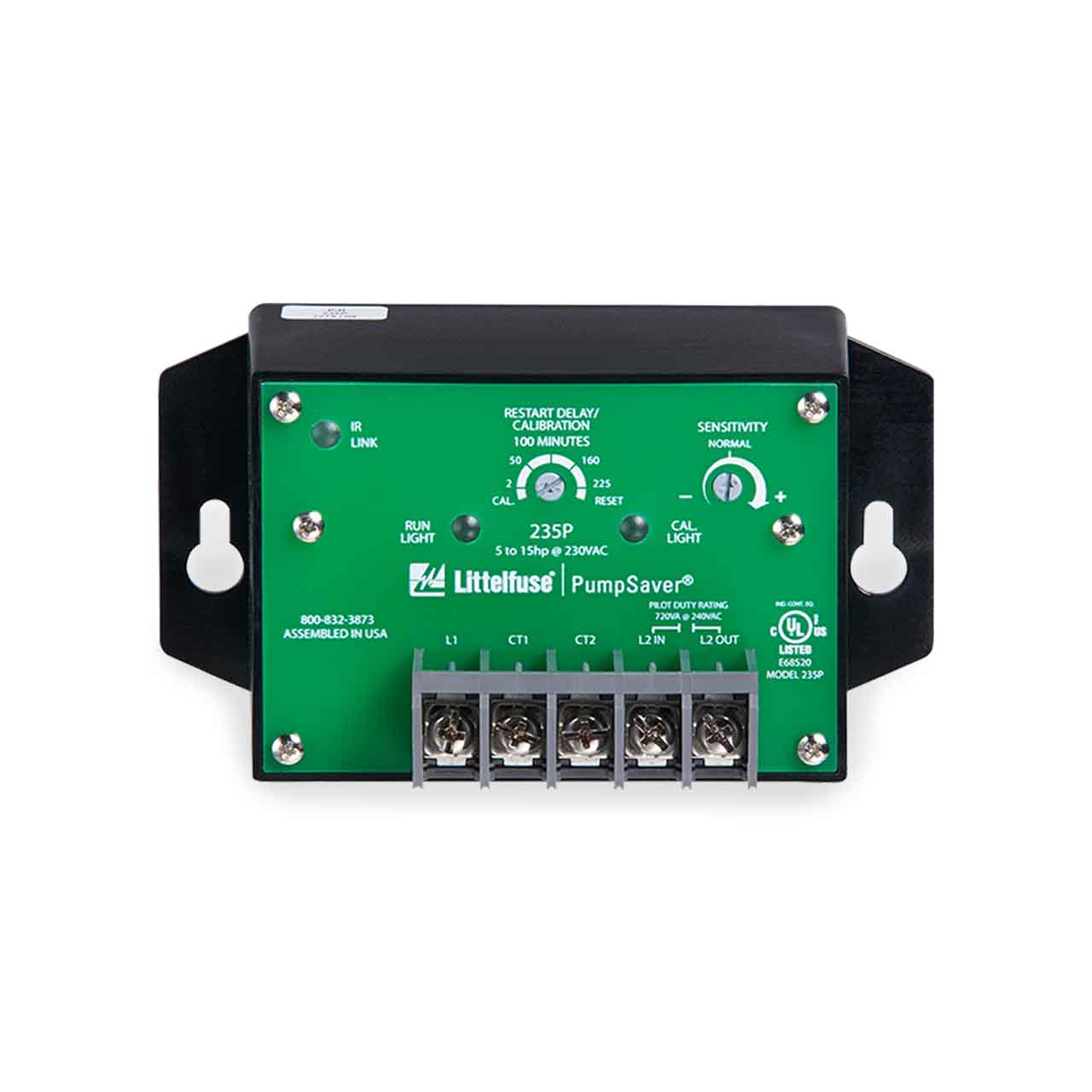 Littelfuse 235P PumpSaver Plus Single-Phase 230V 5.0 to 15 HP CT's Required