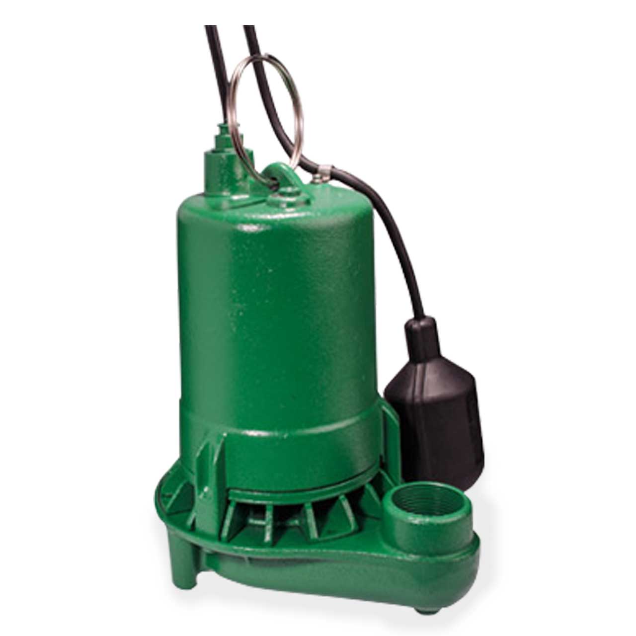 Myers MSCI50T10 Heavy-Duty Cast Iron Sump Pump 0.5 HP 115V 10' Cord Automatic
