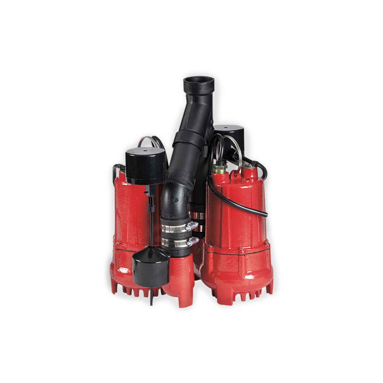 Red Lion RL-SC33DUP Cast Iron Sump Pump System 0.33 HP 115V 10' Cord Automatic