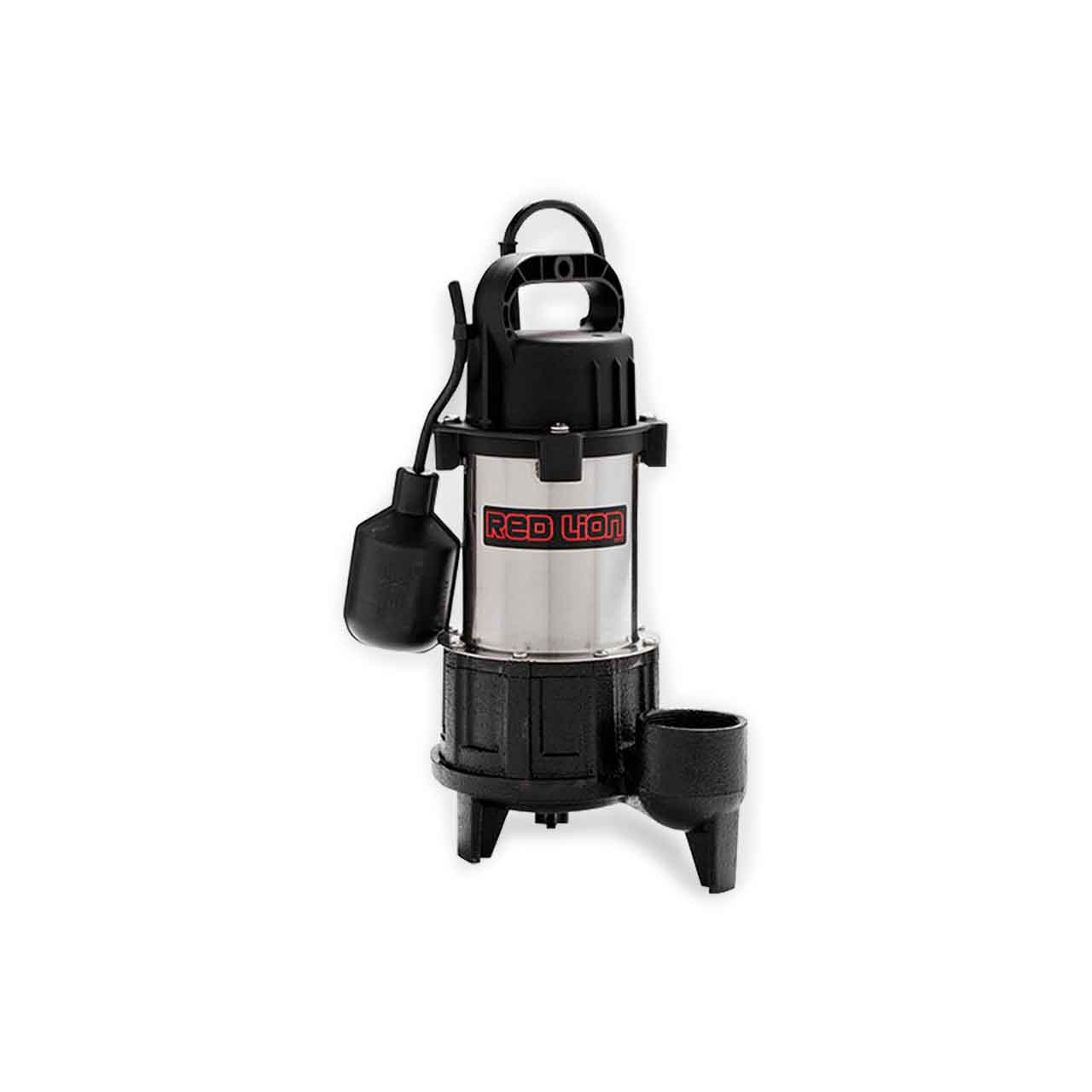 Red Lion RL-SS100T Premium Submersible Stainless Steel Sump/Effluent Pump 1.0 HP 115V 20' Cord Automatic