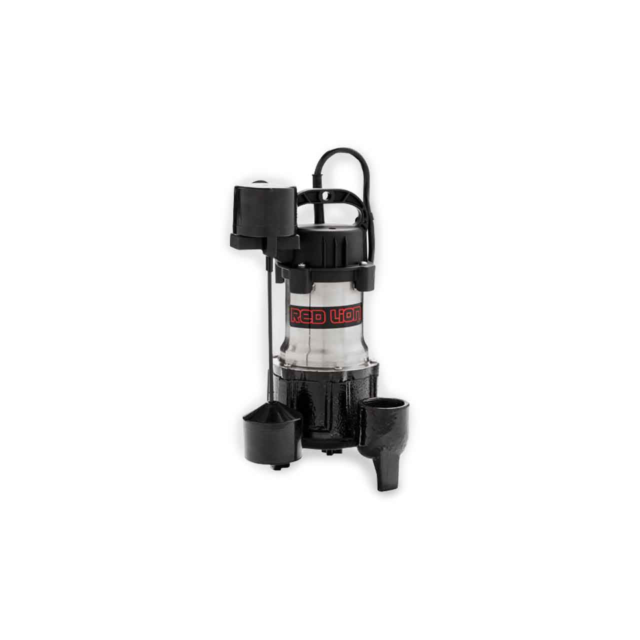 Red Lion RL-SS50V Premium Submersible Stainless Steel Sump Pump 0.5 HP 115V 10' Cord Automatic