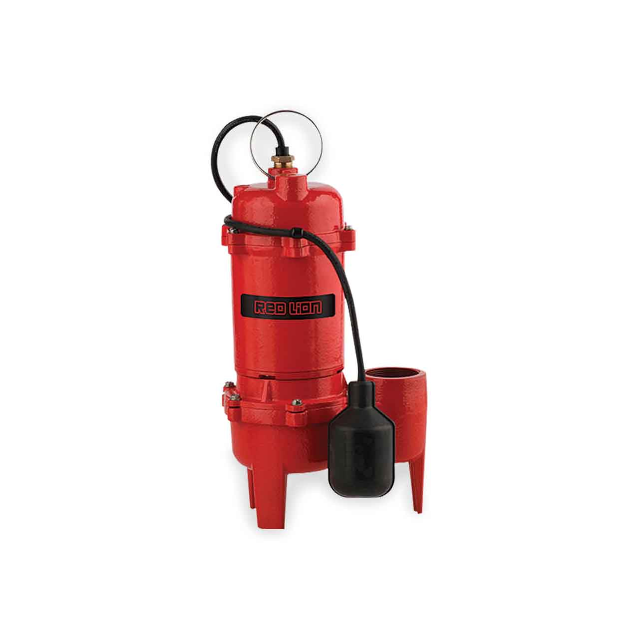 Red Lion RL-WC50TA Cast Iron Sewage Pump 0.5 HP 115V 10' Cord Automatic