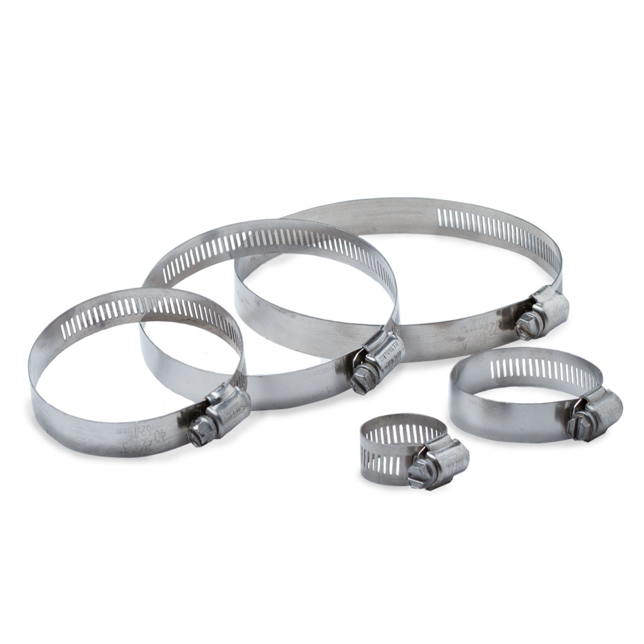 Stainless Steel Hose Clamp Hex 7/32" to 5/8" SAE 68