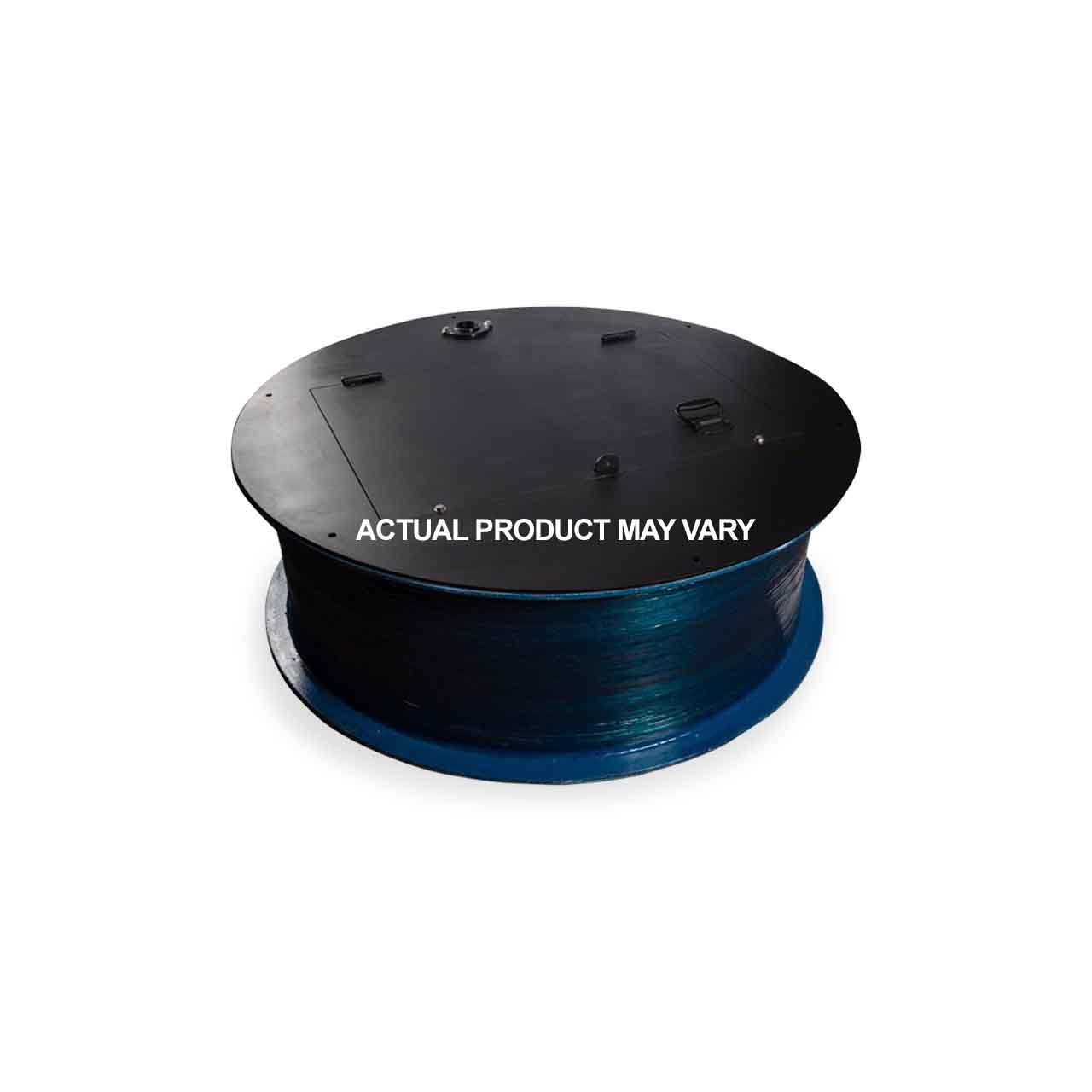 Topp C30SSA 1/4" Thick Simplex Black Epoxy Steel Cover w/ (1) Access Plate & (1) Blank Inspection Plate for 30" Poly and Fiberglass Basins