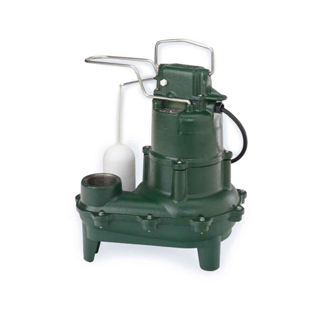 Zoeller 264-0003 Model D264 Sewage Pump 0.4 HP 230V 1PH 10' Cord Autom