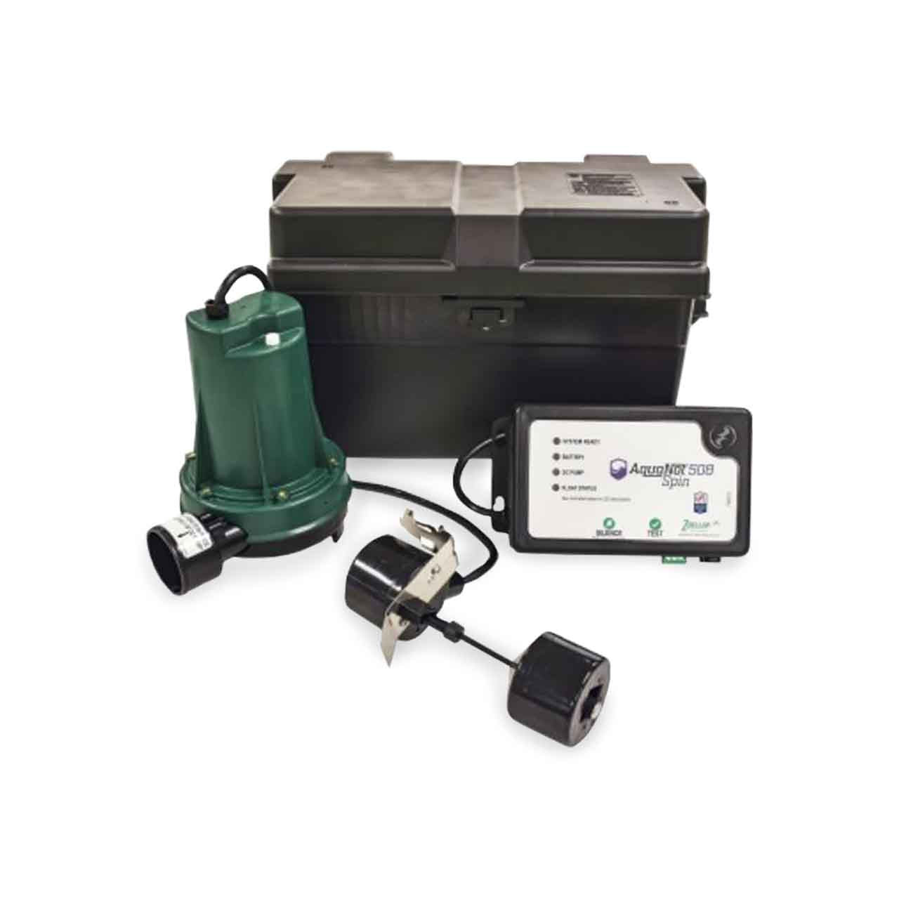 Zoeller 508-0005 AquaNot® Spin 508 Battery Backup System 12VDC