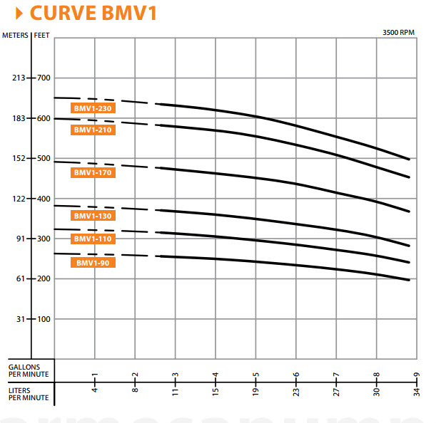 Barmesa Pumps - Barmesa Bmv1-230 Vertical Multi-stage Centrifugal Pump 