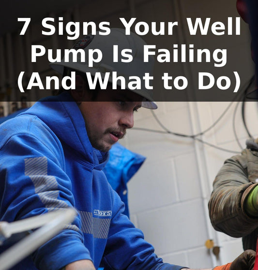 7 Signs Your Well Pump Is Failing (And What to Do)