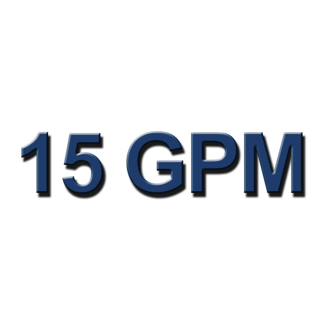 15 GPM