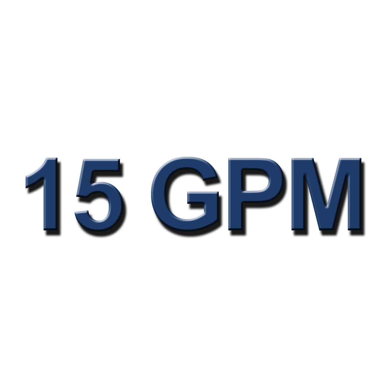 15 GPM