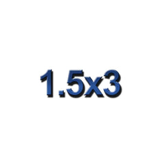 1.5 x 3