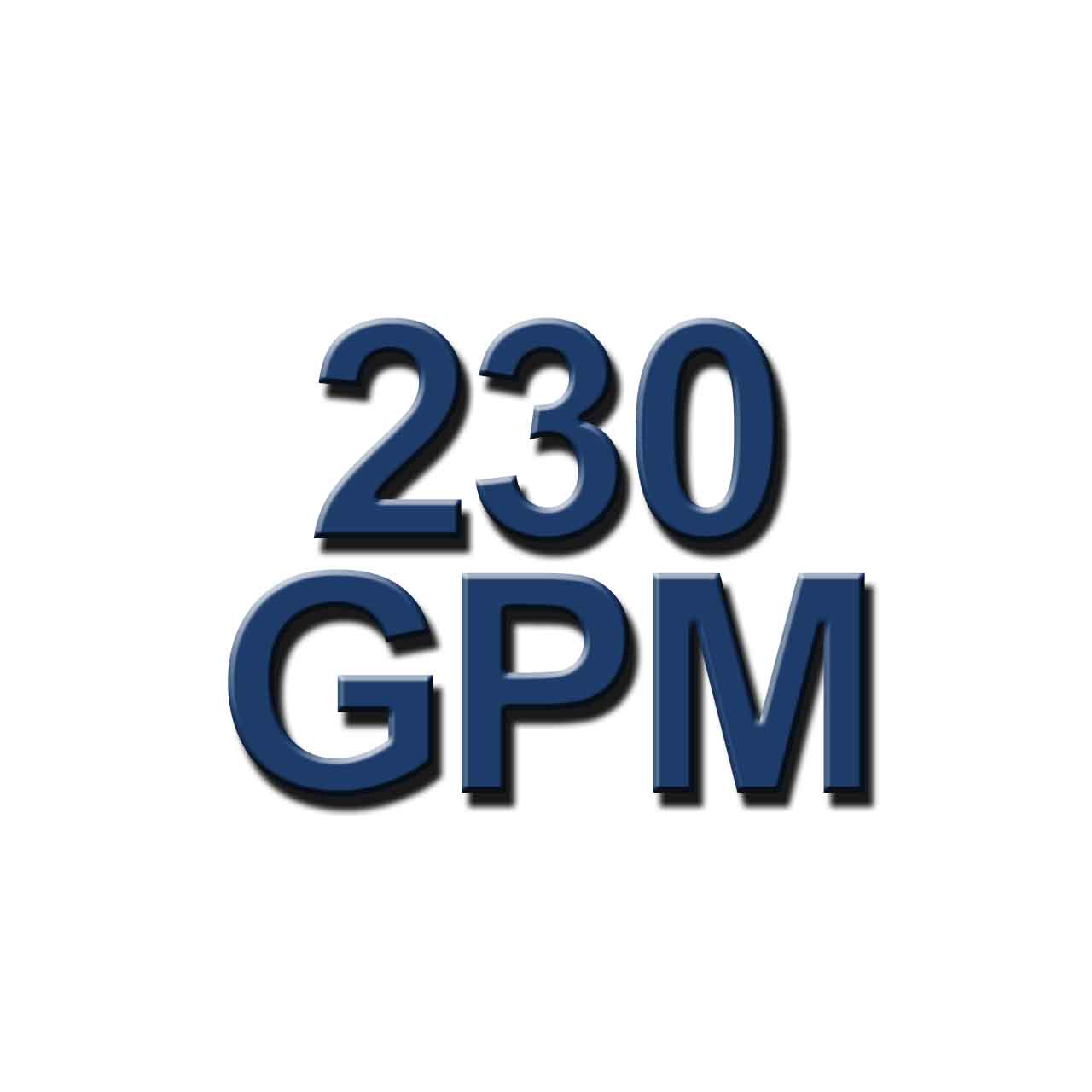 230 GPM