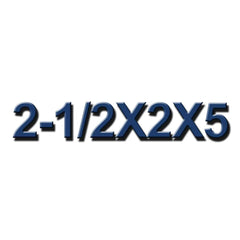 2-1/2x2x5