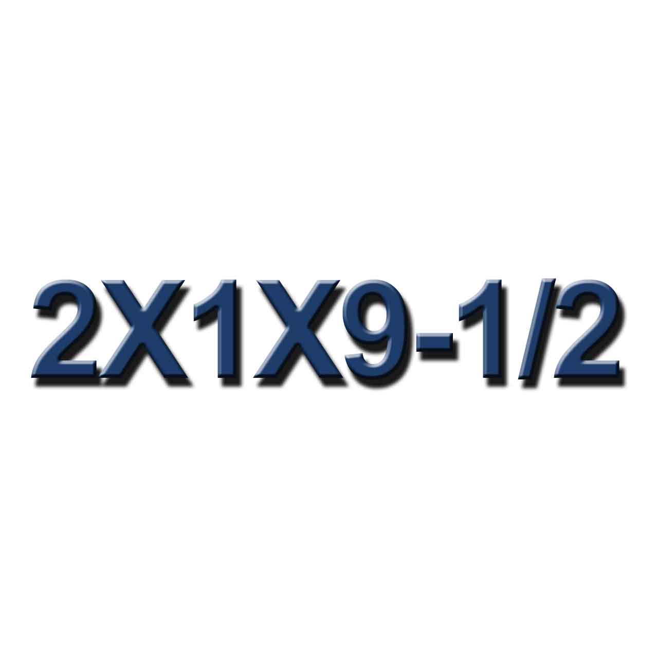 2x1x9-1/2