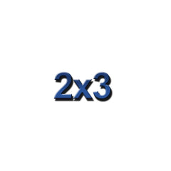 2 x 3