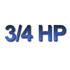 3/4 HP