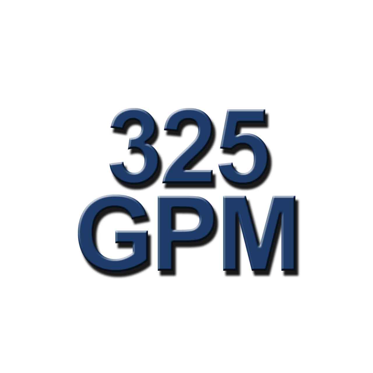 325 GPM
