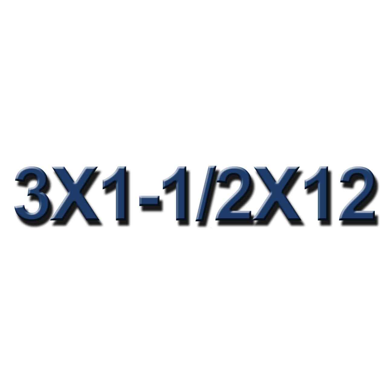 3x1-1/2x12