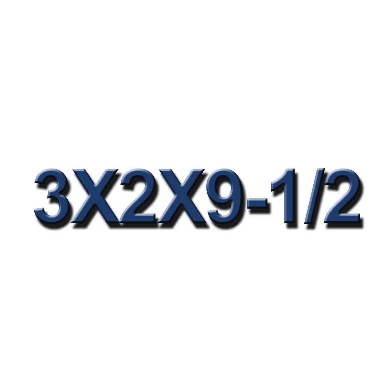 3x2x9-1/2