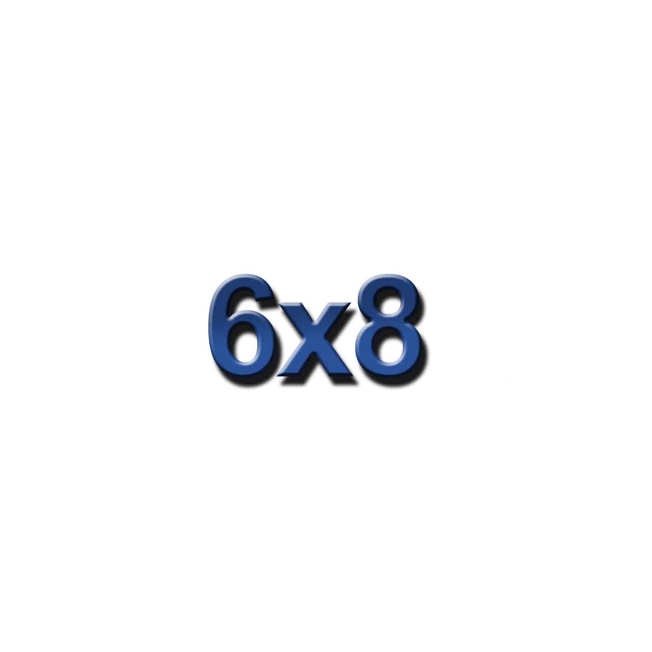6 x 8