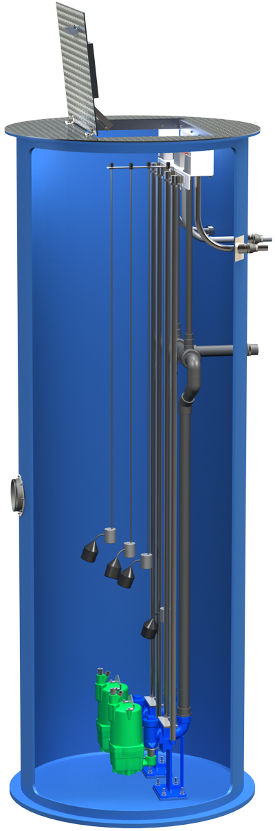2" Discharge Lift Stations