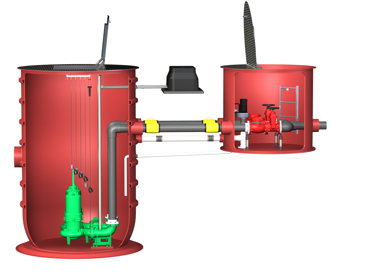 6" Discharge Lift Stations