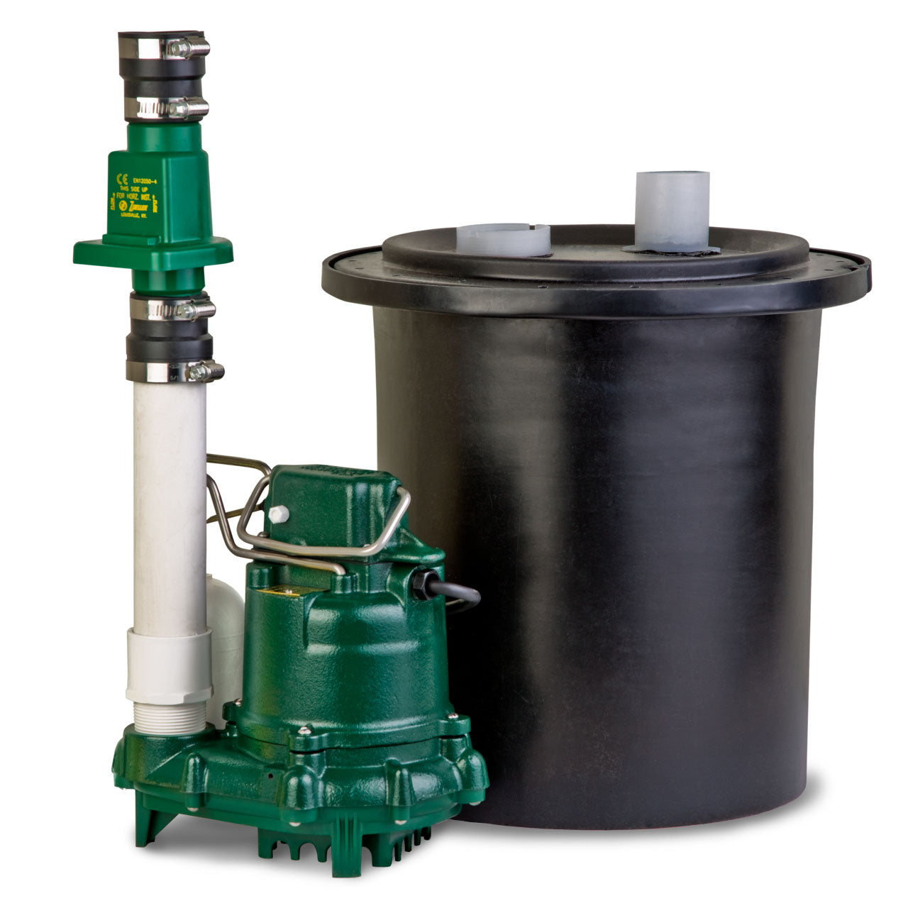Zoeller 105-0001 Model 105 Preassembled M53 Drain Pump System with Polypropylene Basin & Lid
