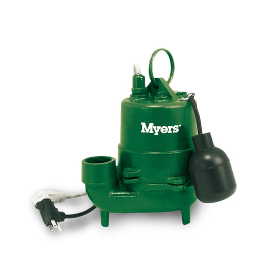 Myers S40HT-11P High Temperature Effluent Pump 0.4 HP 115V 20' Cord Automatic