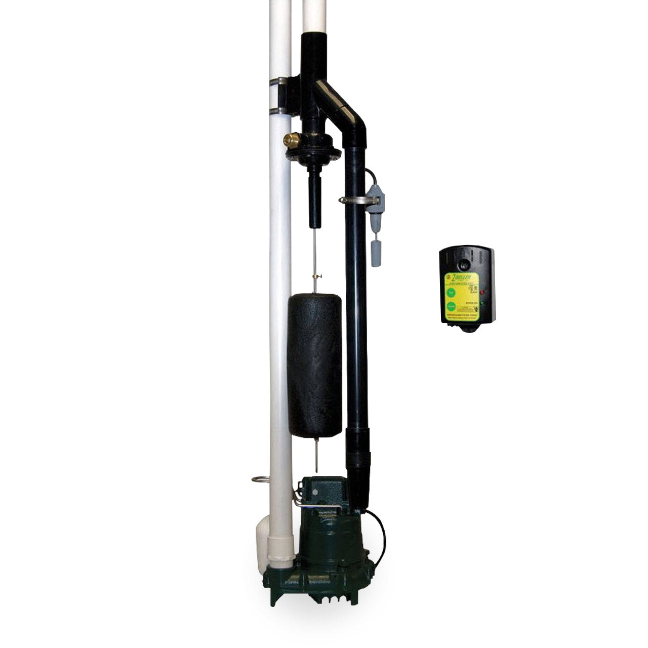 Zoeller 503-0009 Model 503 "Home Guard Max" Low Profile Water Powered Backup Pump System w/Alarm