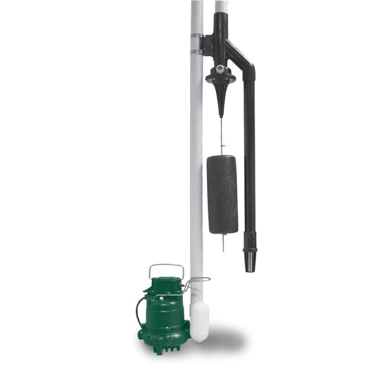 Zoeller 503-0008 Model 503 "Home Guard Max" Low Profile Water Powered Backup Pump System