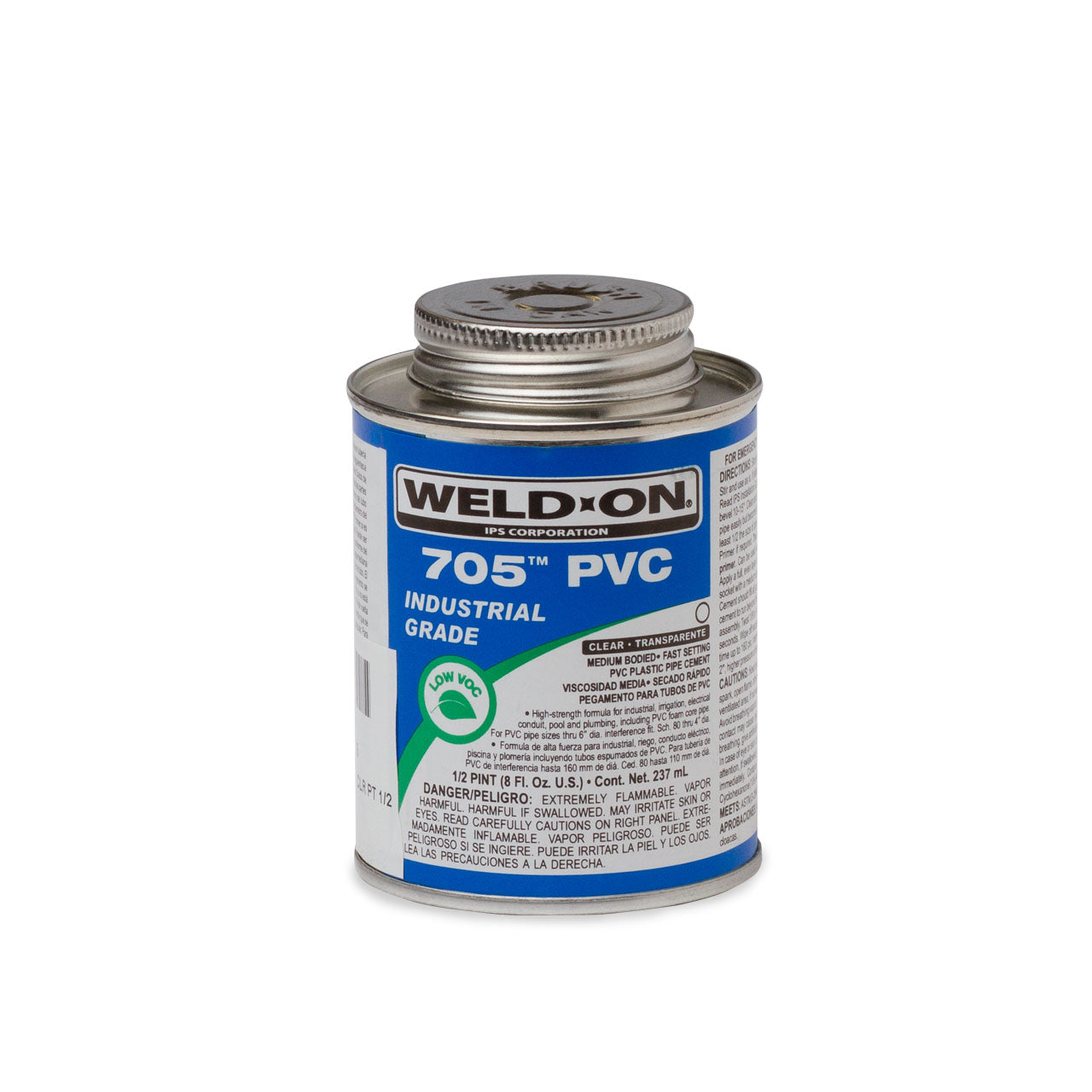 Weld-On 10098 PVC 705 Industrial Grade Cement Half Pint
