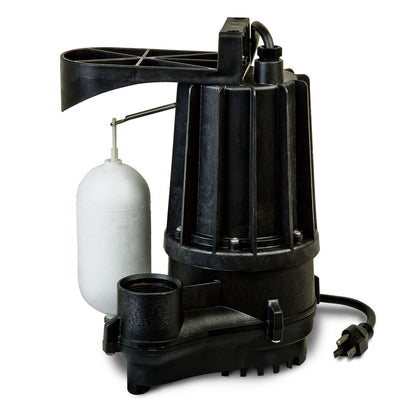 Zoeller 76-0001 Model M76 Dewatering Pump 0.5 HP 115V 1PH 9' Cord Auto