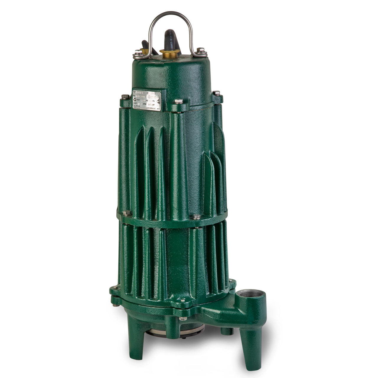 Zoeller 840-0004 Model E840 "Shark" Auto Reversing Grinder Pump 2.0 HP 230V 1PH 20' Cord Nonautomatic