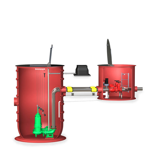 AFS Packaged Lift Station - 6" Discharge