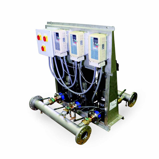 A.Y. McDonald 17060V420Y-3 DuraMAC Vertical Multistage Variable Speed Triplex Booster 5.0 HP 230V 3PH