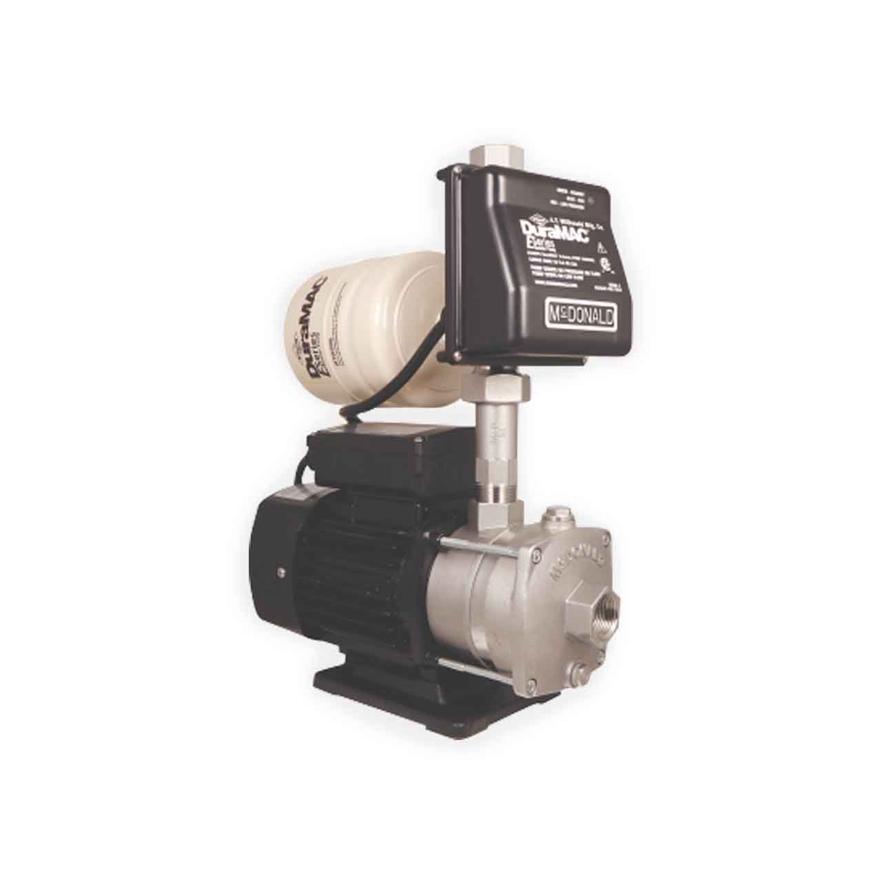 A.Y. McDonald 18052R020PC1SS 0.75 HP 120V E-Series SS DuraMAC Water Pressure Booster System