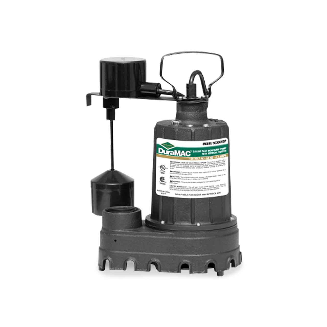 A.Y. McDonald 5030CVSP Sump Pump 0.33 HP 120V 1PH 10' Cord Automatic