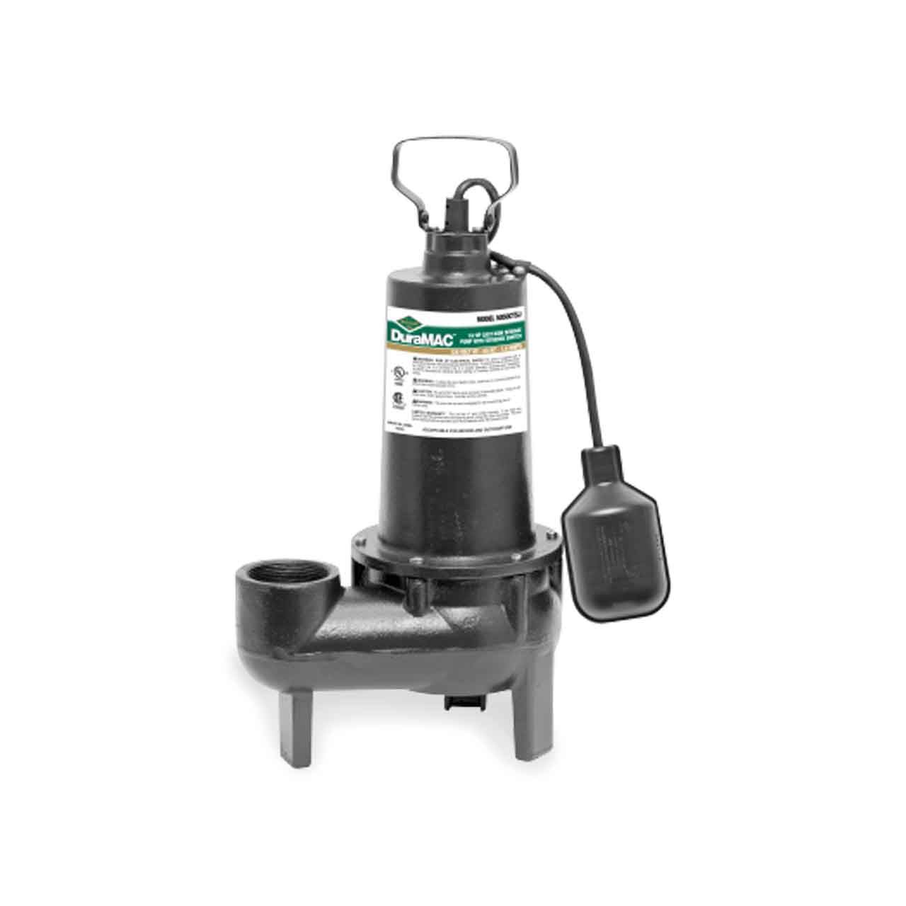 A.Y. McDonald 5050CTSJ Sewage Pump 0.5 HP 120V 1PH 10' Cord Automatic