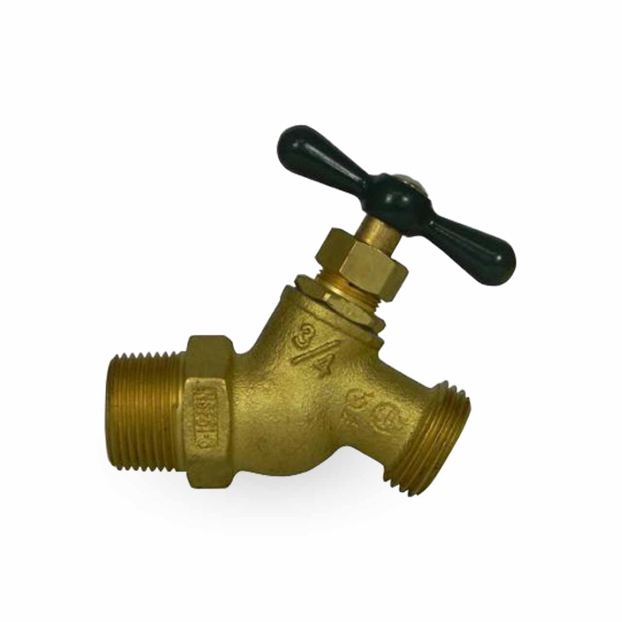 A.Y. McDonald 72007 No-Kink Hose Bibb 3/4" MPT No-Lead