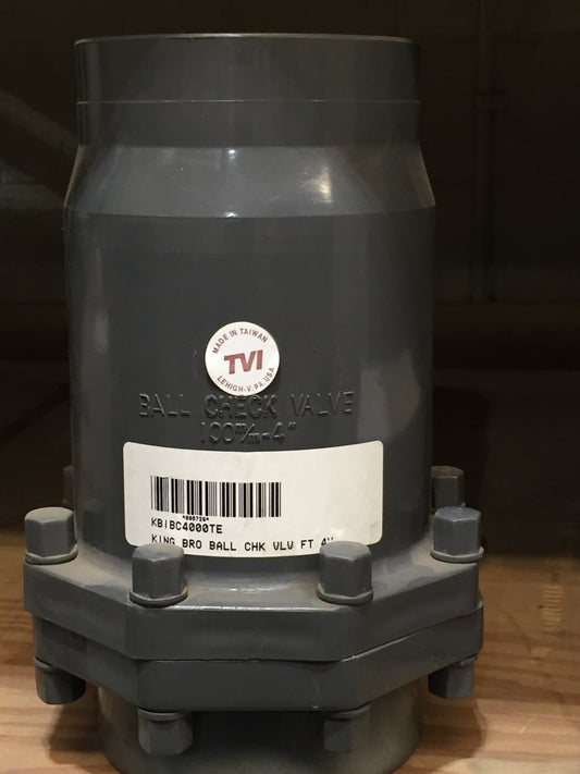 KING BRO BALL CHK VLV FT 4"